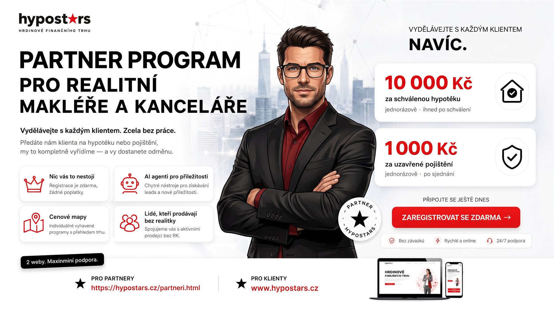 HypoStars Partner Program pro realitní makléře