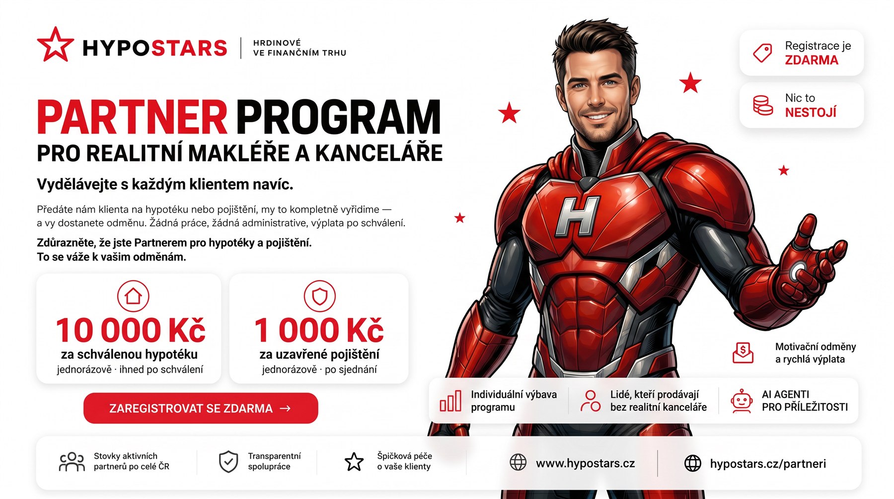 HypoStars Partner Program pro realitni maklere a kancelare